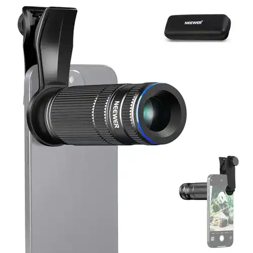 Neewer 7X Teleobjektiv für Smartphones mit Objektivklammer