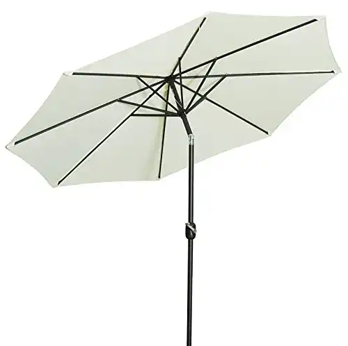 Knickbarer Sonnenschirm von Gartenfreude mit UV-Schutz 50+