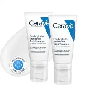 Cerave Feuchtigkeitslotion für normale bis trockene Haut, 2 x 52 ml