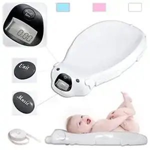 Todeco Babywaage Elektrisch – Maße: 65,4 x 33,2 x 11,6 cm