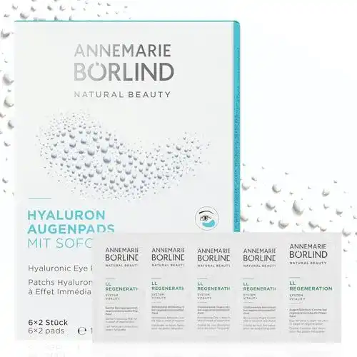 Hyaluron Augenpads von Annemarie Börlind mit LL Regeneration Probe