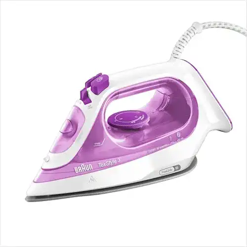 Braun TexStyle 3 SI 3030 PU Dampfbügeleisen mit FreeGlide 3D Bügelsohle
