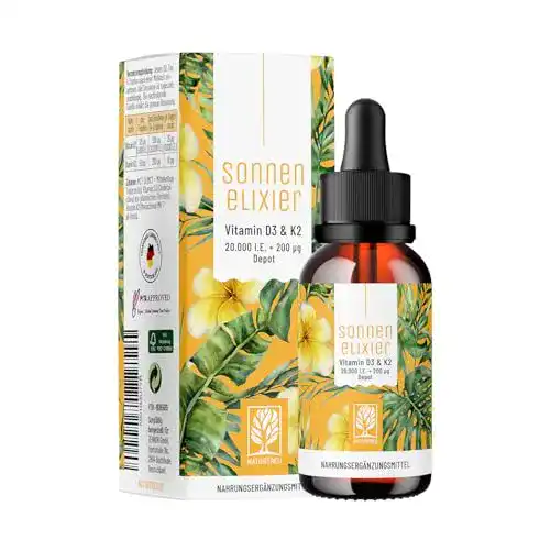 Keto Tropfen Naturtreu Vitamin D3 K2 hochdosiert vegan