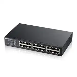 Zyxel 24-Port Gigabit Ethernet Switch – Unmanaged Netzwerkgerät