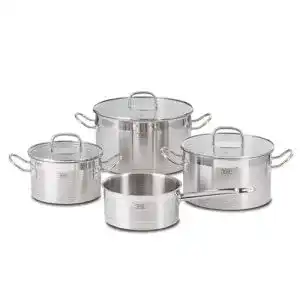 KHG Topfset 4-teilig aus Edelstahl für Induktion