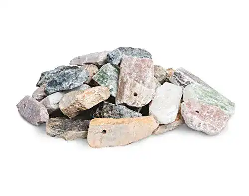 Speckstein Honsell 79242 – Amulett-Rohlinge Set mit 30 Anhängern
