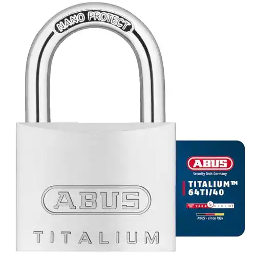 Abus Vorhängeschloss Titalium 64TI/40 im 4er Set, gleichschließend