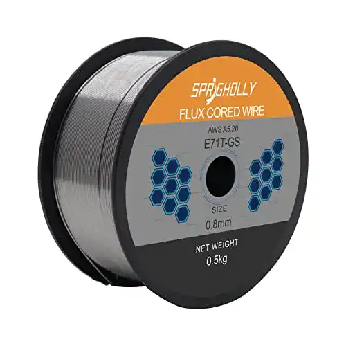 Fülldraht Sprigholly 0,8 mm 0,5 kg E71T-GS für gasfreies Schweißen