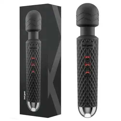 Magic Wand Massagestab mit Speicherfunktion von Bed Geek
