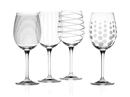 Weißweingläser Mikasa Cheers Kristall Set mit 4 Gläsern 450 ml