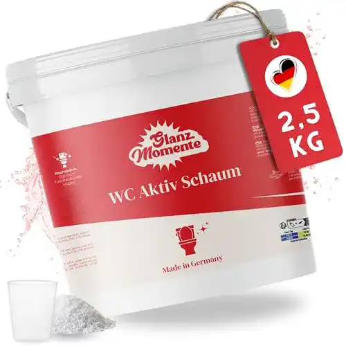 WC-Schaumreiniger Glanzmomente 2,5 kg aktiv – XXL Packung