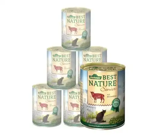 Katzenfutter Senior Dehner Best Nature mit Lamm und Weizenkleie
