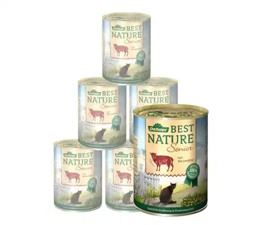 Katzenfutter Senior Dehner Best Nature mit Lamm und Weizenkleie