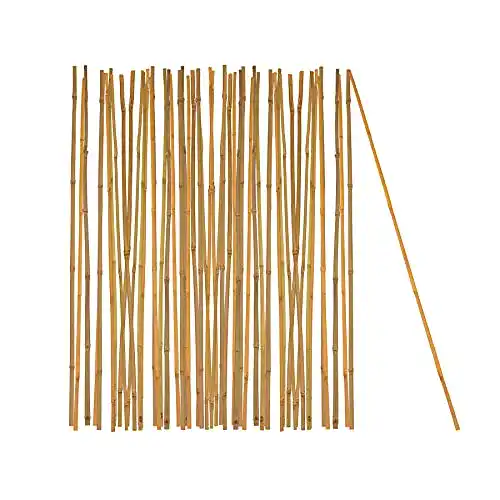 Bambusstäbe Bigdean 50 Stück 105 cm Pflanzstab aus Bambus