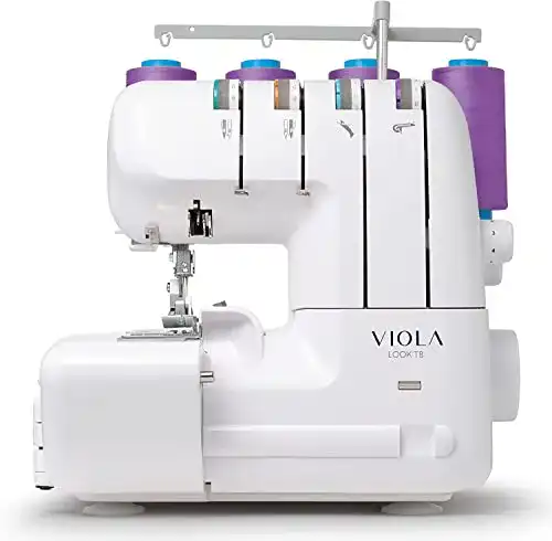 Viola Look T8 Overlock-Nähmaschine für 2/3- und 4-Faden-Nähte