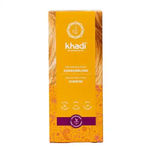 Haarfärbemittel Khadi Sonnenblond Pflanzenhaarfarbe