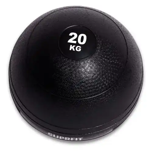 Medizinball SUPRFIT 20kg mit gummierter Oberfläche für vielseitiges Training