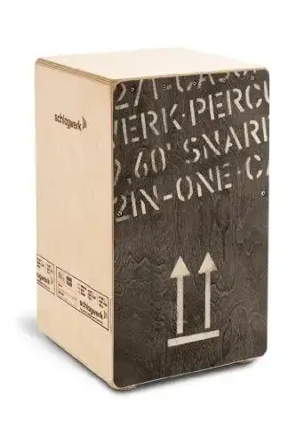 Cajon Schlagwerk CP404BLK 2inOne Black in Größe L