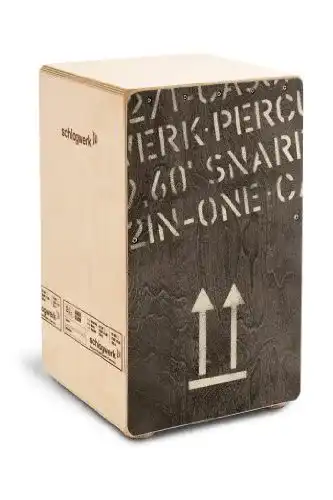 Cajon Schlagwerk CP404BLK 2inOne Black in Größe L