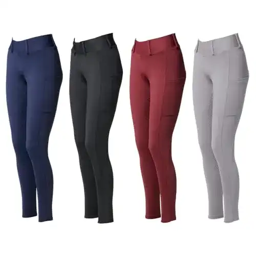 Reitleggings PFIFF 103100 Selina für Damen mit Handytasche