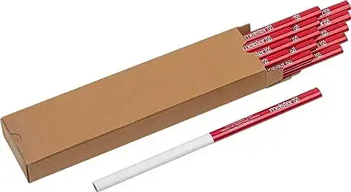 Zimmermannsbleistift Meister Set 15-teilig mit ovaler Form, 240 mm Länge
