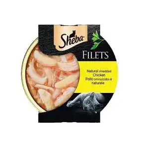 Sheba Katzenfutter Filets Nassfutter mit Hühnergeschmack 32 Schalen
