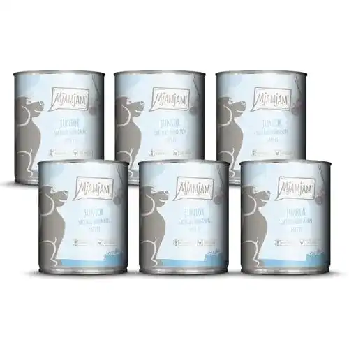 Welpenfutter MjAMjAM Premium Nassfutter für Junior Hunde