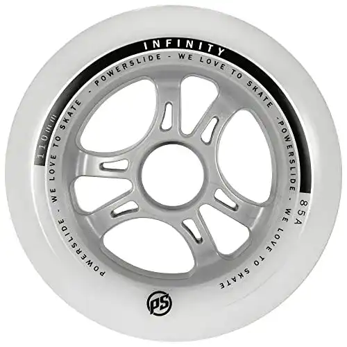 Powerslide Infinity II Inliner-Rollen 4-Pack, Weiß, 110mm