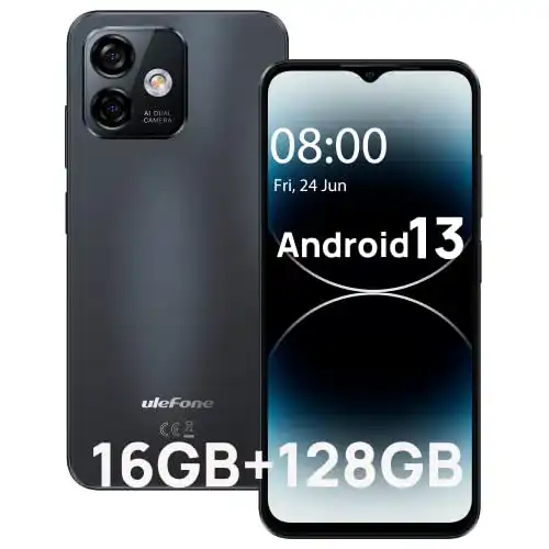 Ulefone Note 16 Pro Smartphone ohne Vertrag, 16GB RAM, 128GB Speicher
