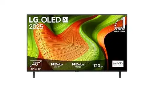 Fernseher bis 1000 Euro LG OLED48B59LA 48 Zoll 4K OLED TV
