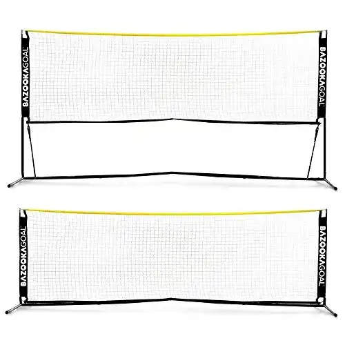 Volleyballnetz BazookaGoal 300x100cm Komplettset für Freizeitaktivitäten