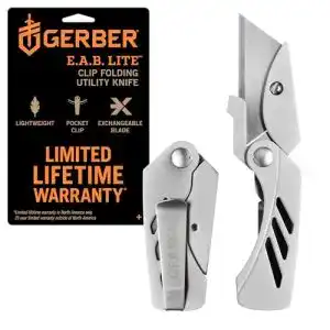 Gerber Cuttermesser EAB Lite mit Klappmechanismus und 5,7 cm Klinge