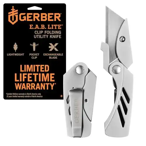 Gerber Cuttermesser EAB Lite mit Klappmechanismus und 5,7 cm Klinge