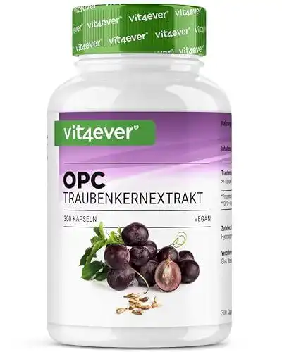 OPC Vit4ever Traubenkernextrakt 1000mg in 300 Kapseln