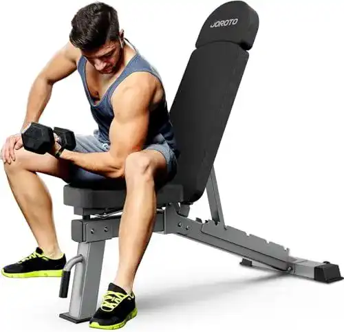 Hantelbank Joroto MD80 – Verstellbare Fitnessbank für Muskeltraining