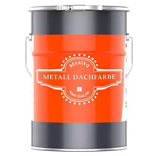 Bekateq Dachfarbe 3 in 1 Rotbraun 10L seidenglänzend