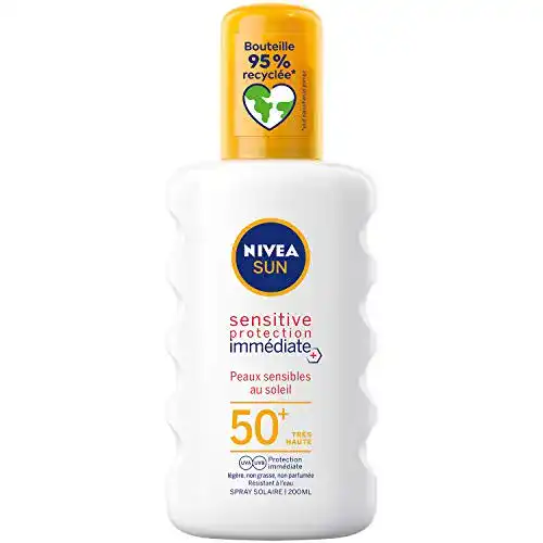Nivea Sun Sonnenspray Sensitive Sofortschutz LSF 50+ 200 ml