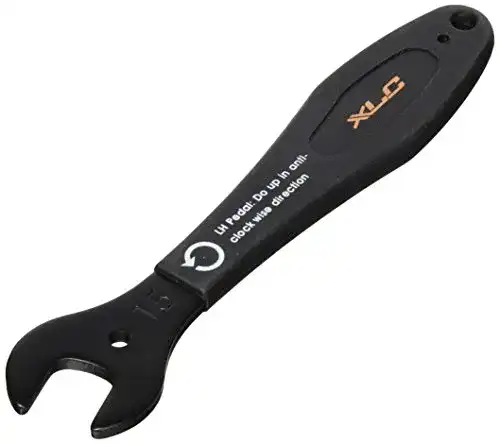 Pedalschlüssel XLC in Schwarz, 15x4x4 cm für Fahrradpedale