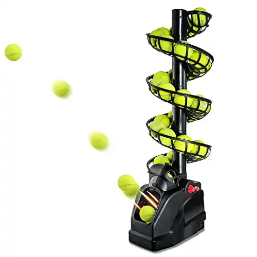 Tennisballmaschine Teknigoo für bis zu 30 Tennisbälle
