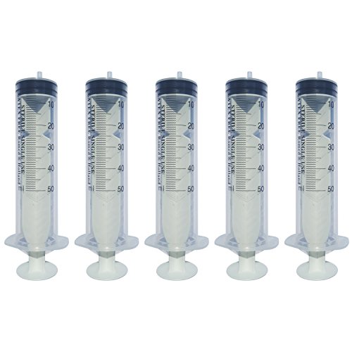 Einwegspritze Romed 50 ml – 5 Einmalspritzen, steril verpackt