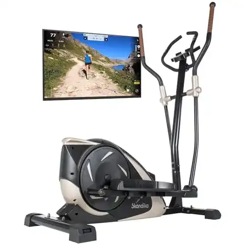 Ellipsentrainer Skandika Crosstrainer Eleganse Adrett mit Bluetooth und App-Steuerung