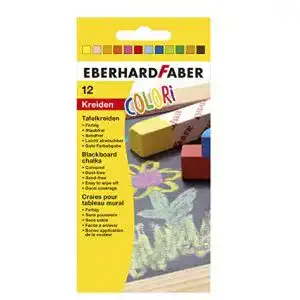 Eberhard Faber 526000 Tafelkreide Colori in 12 Farben