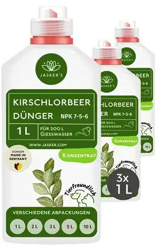 Kirschlorbeer Dünger flüssig 3 L für gesunde Pflanzen