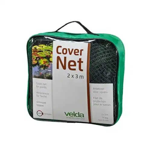 Teichnetz Velda 2x3m Schwarz für Teichabdeckung und Reiherschutz