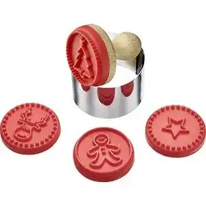 Westmark Keksstempel-Set 6-teilig mit Ausstechformen und 4 Motiven