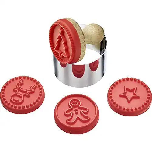Westmark Keksstempel-Set 6-teilig mit Ausstechformen und 4 Motiven