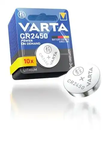 CR2450 Varta Knopfzellen Batterien 10 Stück – Lithium 3V