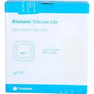 Dekubitus Pflaster Biatain Silicone Lite von Coloplast