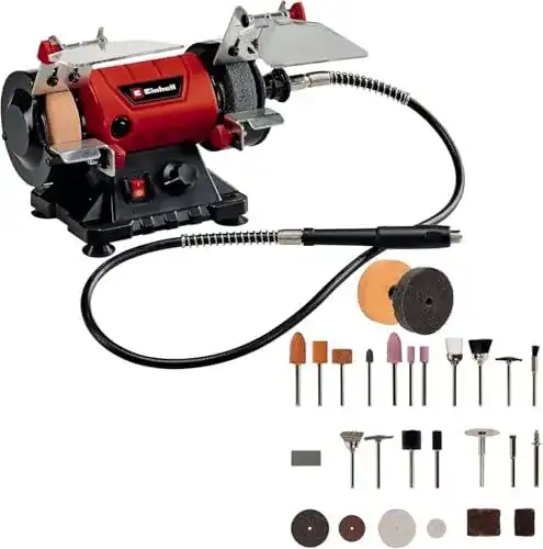 Doppelschleifer Einhell TC-XG 75 Kit mit 150 W Leistung und Zubehör