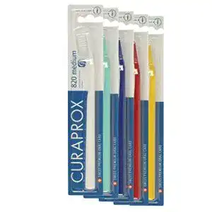 Curaprox Zahnbürste CS 820 – Handzahnbürste mit 820 Soft Borsten